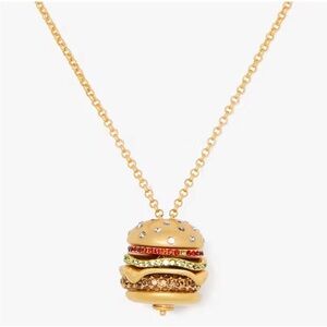 $198 Kate Spade Fast Food‎ Burger Pendant